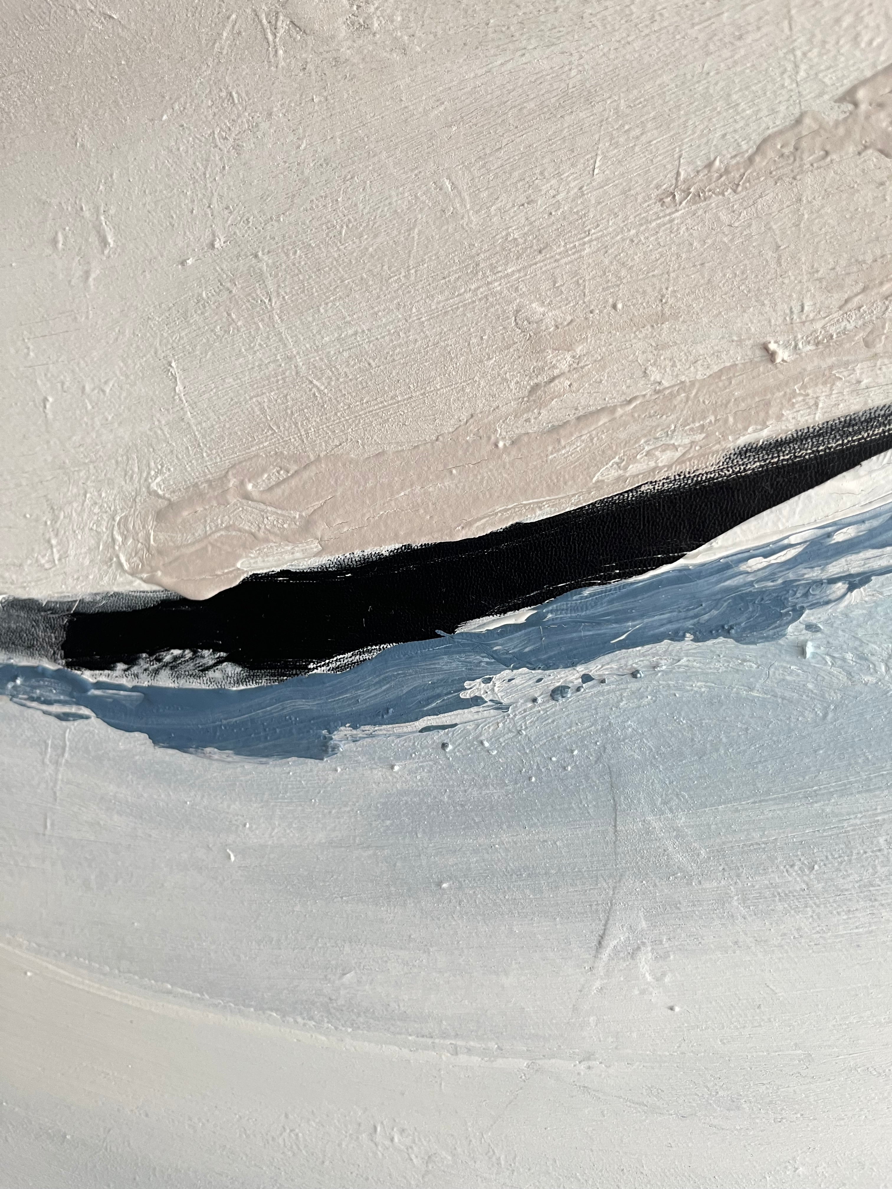 Detailaufnahme des Werkes mit  Strukturen. 