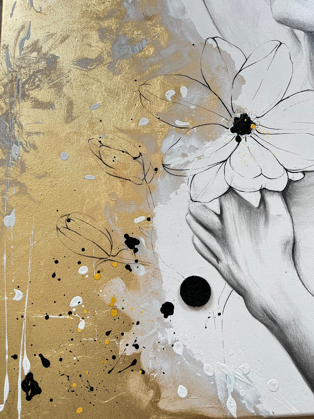 Detailfoto des fertigen Werkes.