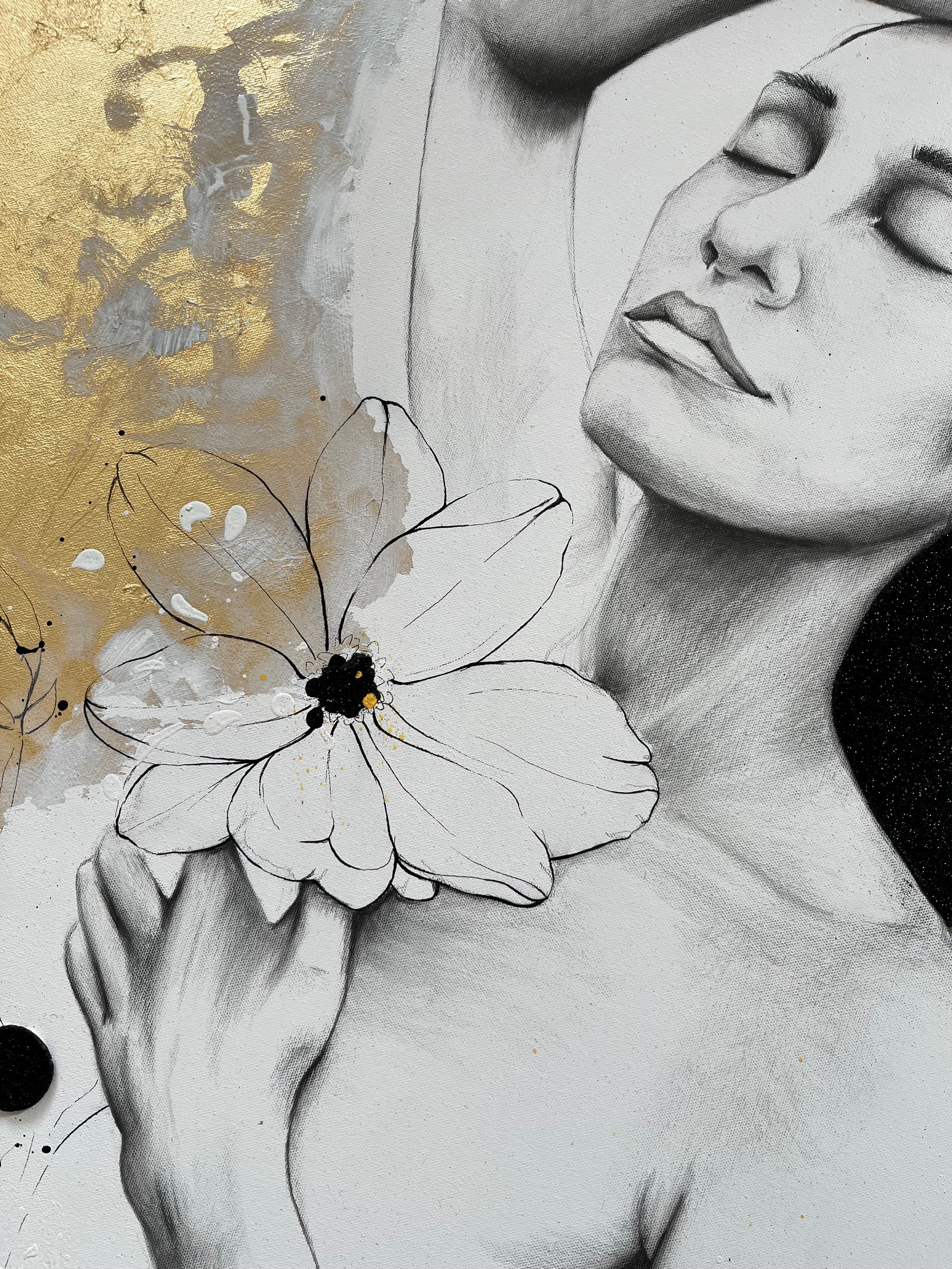 Kunstwerk courage Nadine Elsner Art. Detailfoto