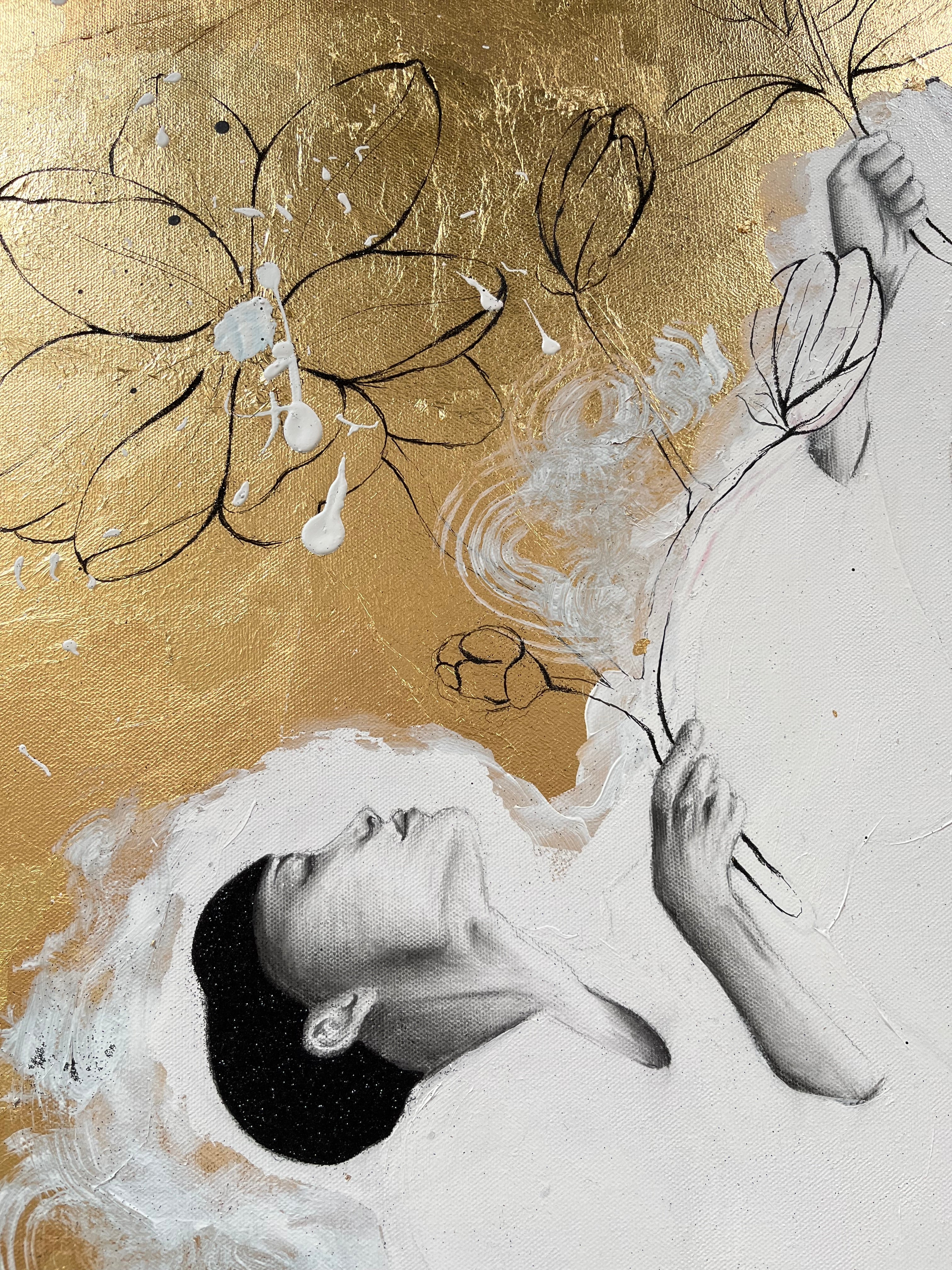 Kunstwerk trust Nadine Elsner Art. Detailaufnahme vom Werk