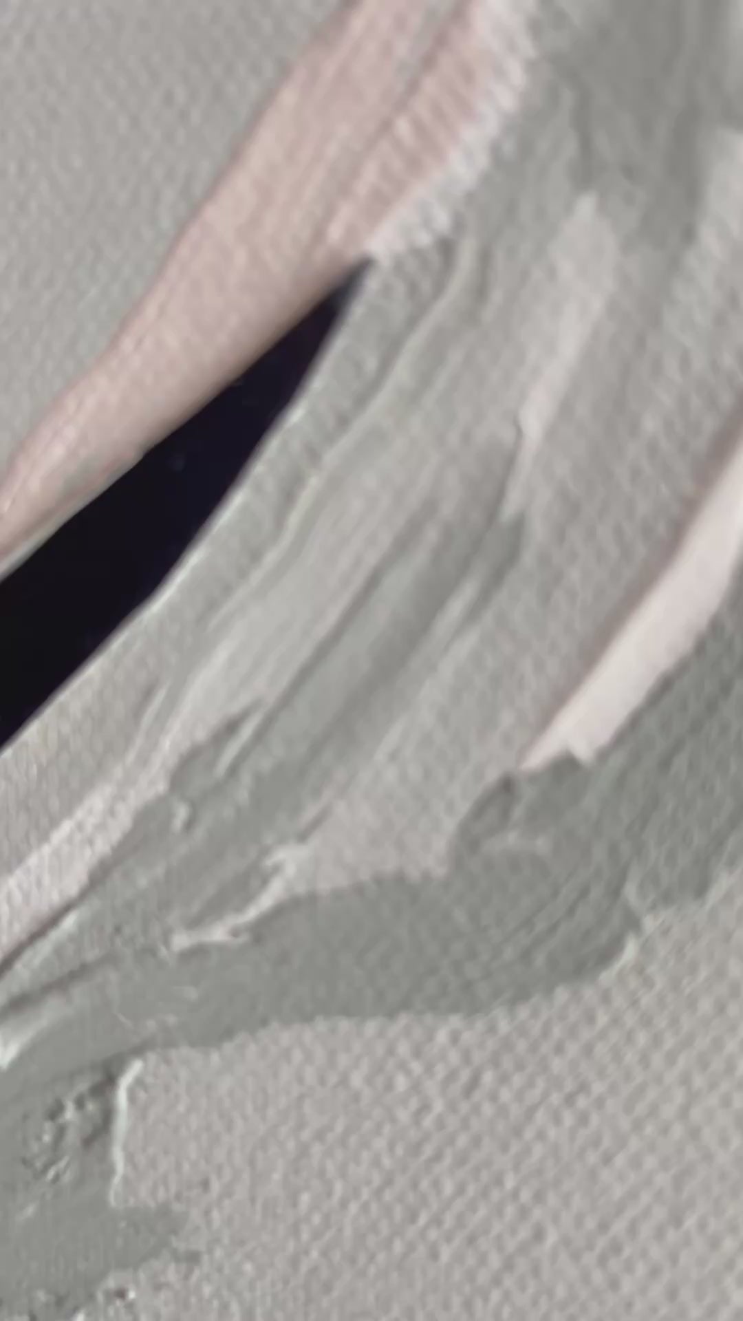 Video Kunstwerk natural circle Nadine Elsner modern Wabi Sabi Art. Detailaufnahme der Strukturen